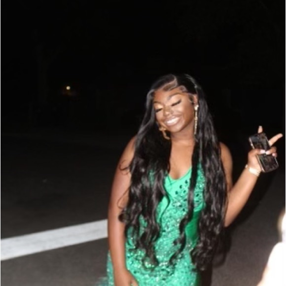 My 2022 Custom made homecoming dress, worn once still in good condition. - Picture 3 of 4